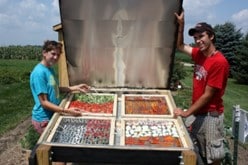 Example of a solar food dryer by West Madison Agricultural Station